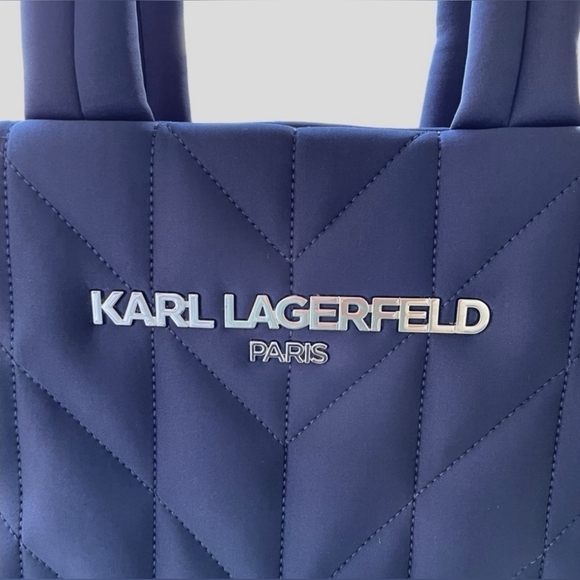 Karl Lagerfield Puffy Blue Tote LH5A18CA - Picture 3 of 9